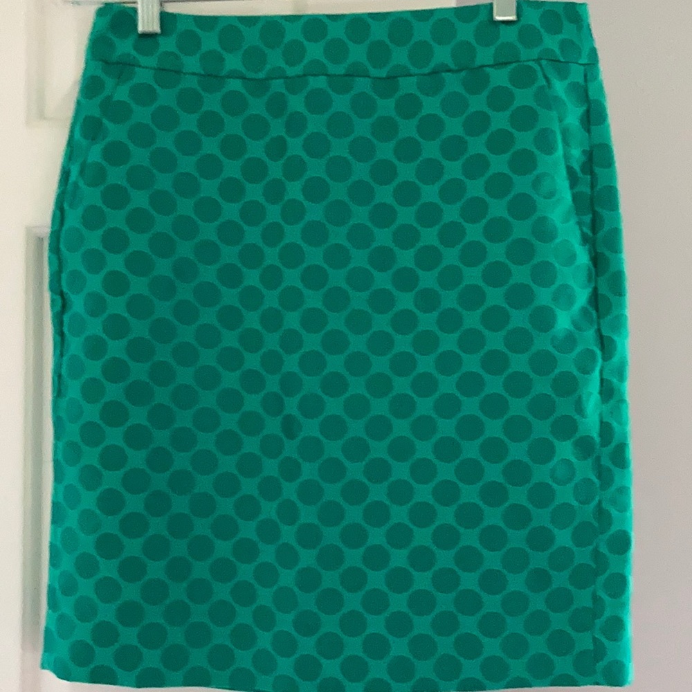 Banana republic green dot skirt size 4